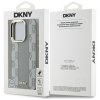Etui DKNY Checkered Pattern Magsafe do   iPhone 16 Pro Max beżowy
